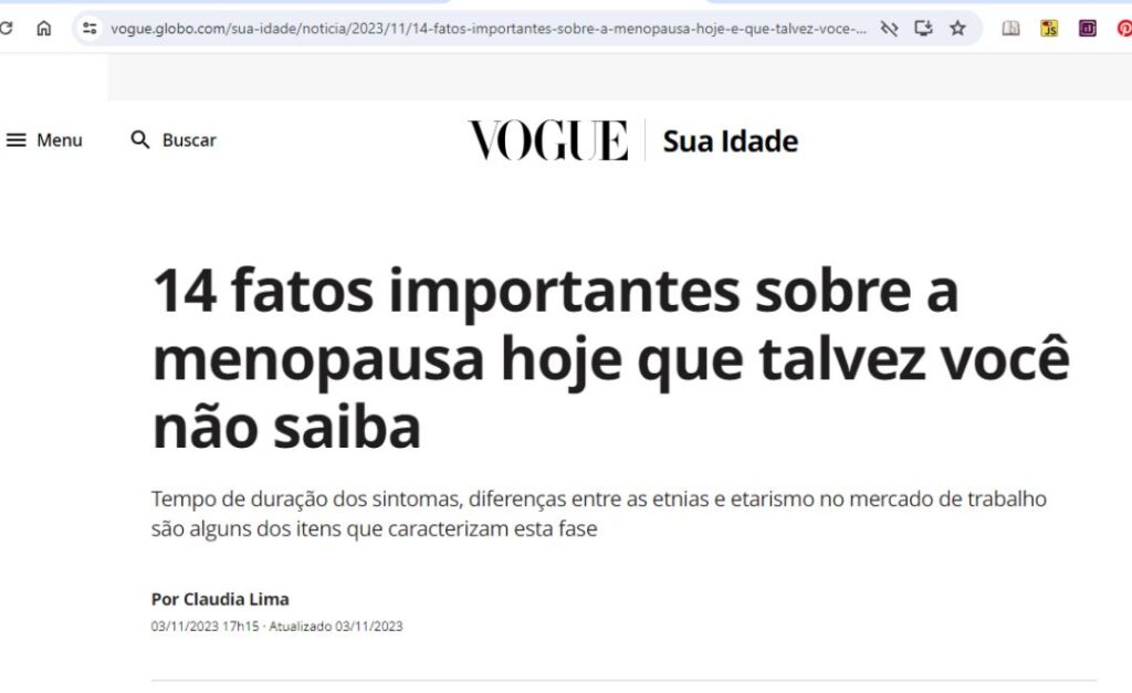 PlenaPausa na Vogue