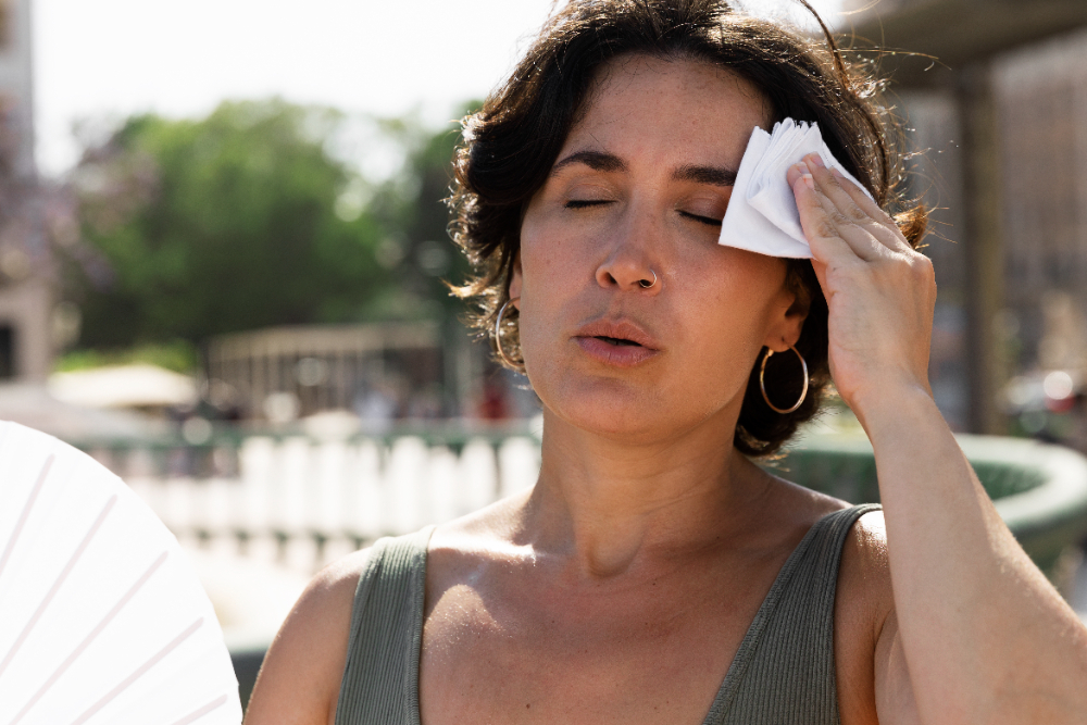 ondas de calor na menopausa